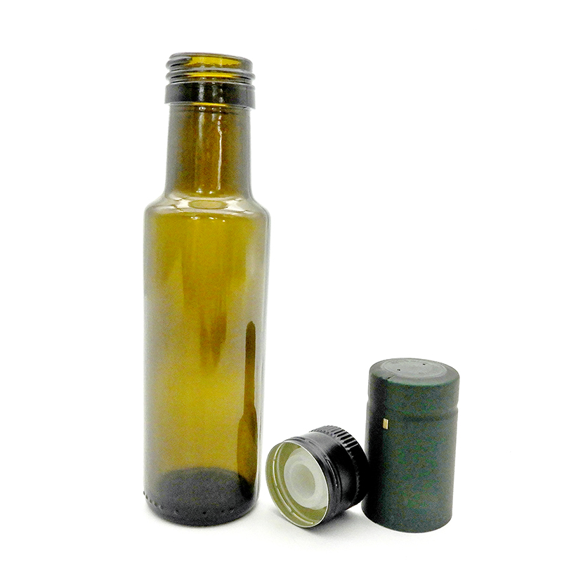 125 ml okrogla steklenica za oljčno olje (1)