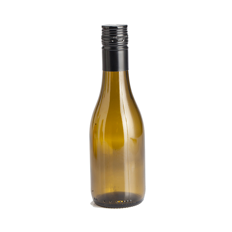 187 ml mini bordo spalvos vyno stiklo butelis (4)
