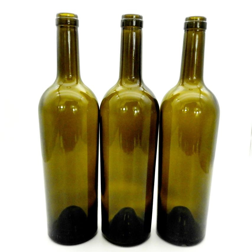 750ml Antique Green Bordeaux bottle2