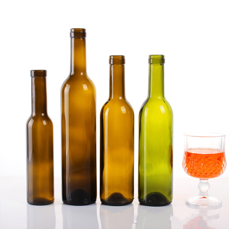 750 ml žalias Winehisky stiklinis butelis (6)