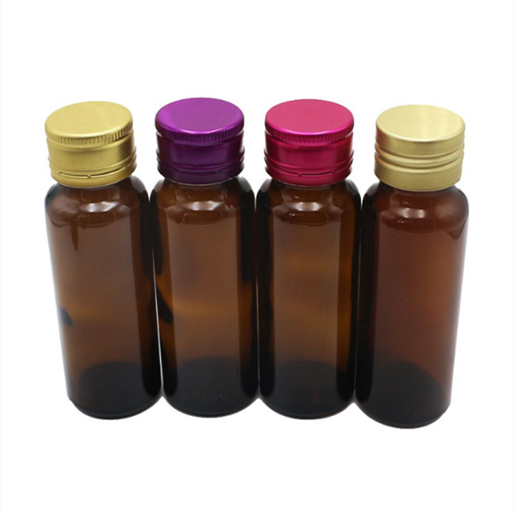 Кехлибарена медицинска стъклена бутилка за енергийна напитка (6)