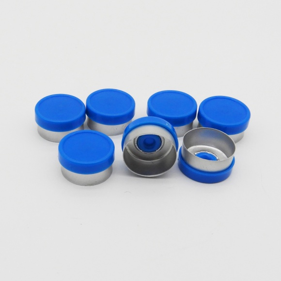 Vhodná gumená zátka a hliníkový plastový uzáver, logo na uzávere je k dispozícii (7)