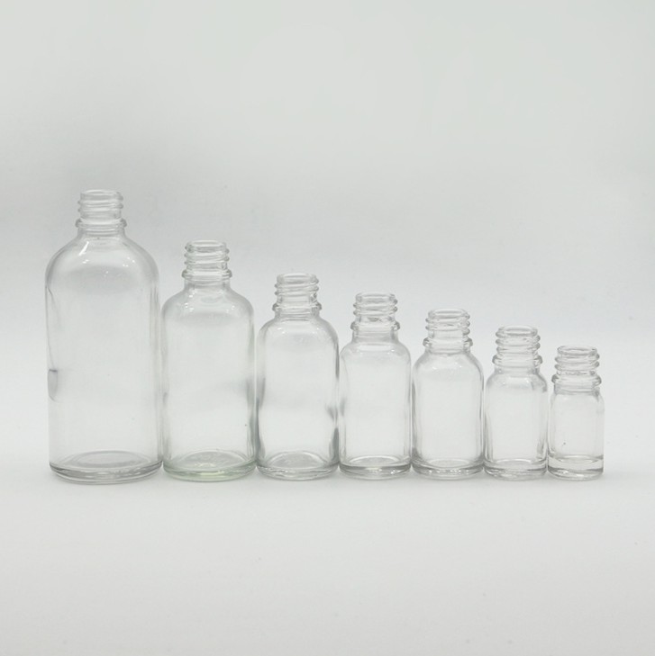 Tansparent Essential Oil Glass Dropper ပုလင်း (၂) ပုလင်း၊