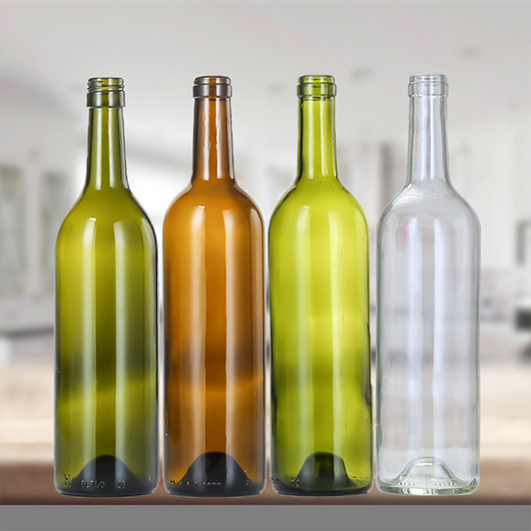 750ml green Winewhisky Glass Bottle (1)