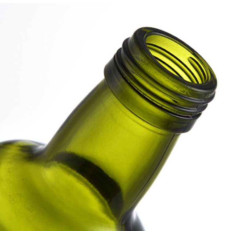 Round Shape Empty Glass Bottle 250ml for Olive Oilsinlge (2)