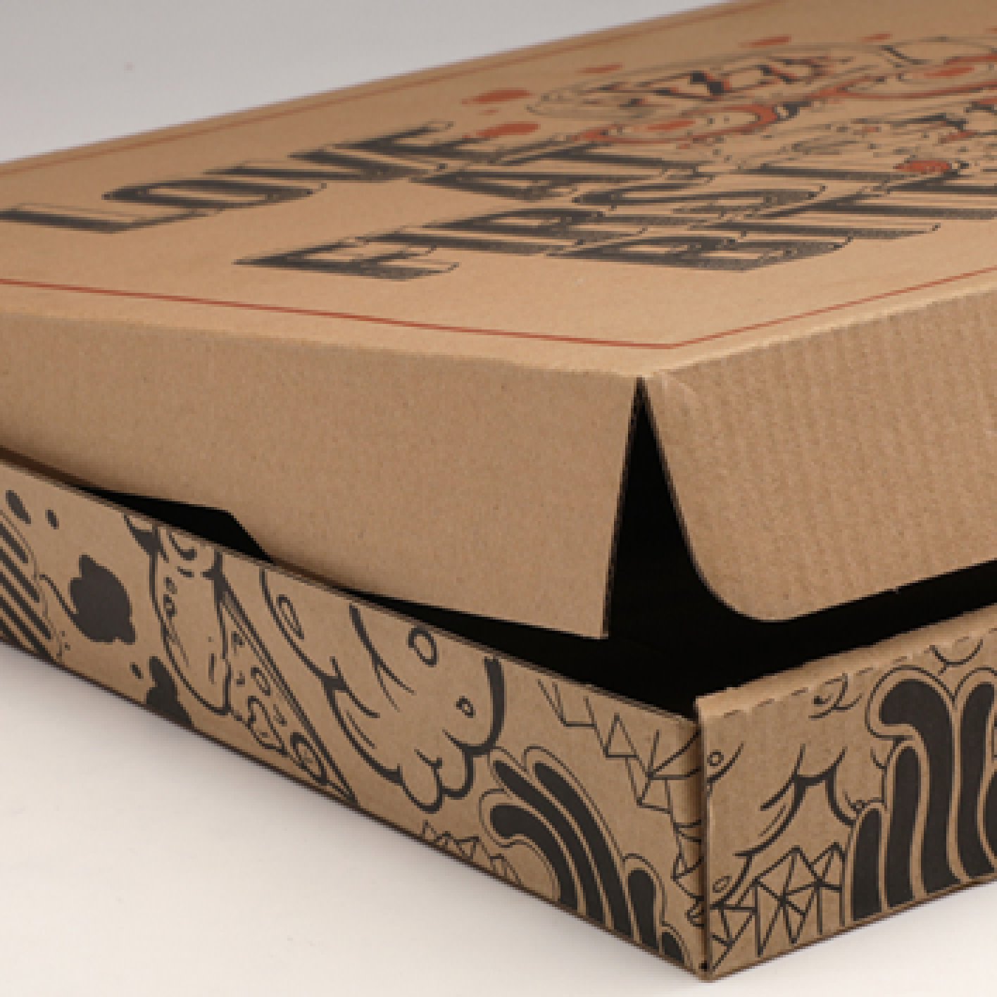 Pizza Box 25cm Custom Logo