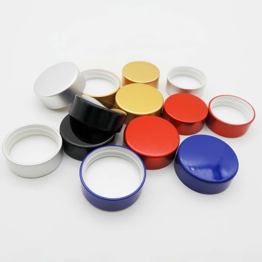 Custom Color and Logo 28mm 33mm Aluminium Plastic Cap for Whisky Vodka Tequila Glass Bottle