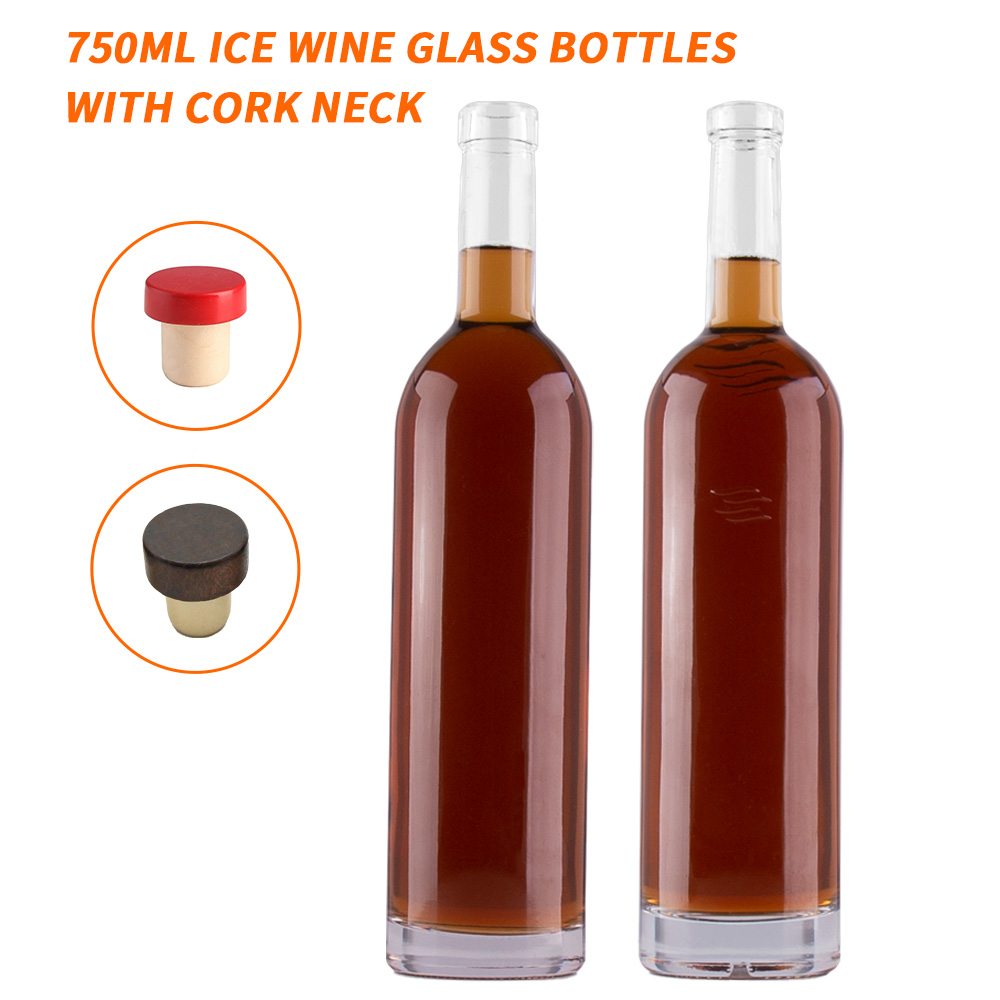 Ice Bottle with Cork Finish and PVC Capsule Ice Bottle with Cork Finish and PVC Capsule